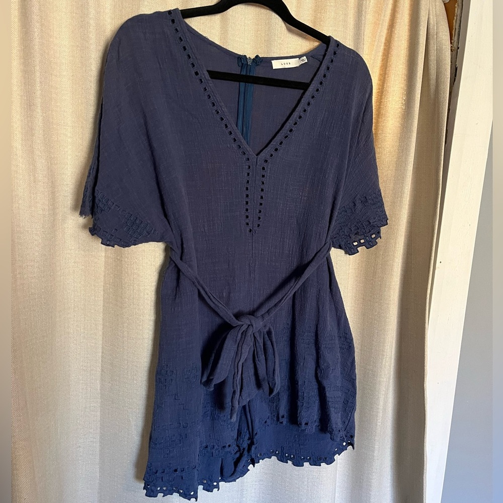 Lush Blue Romper